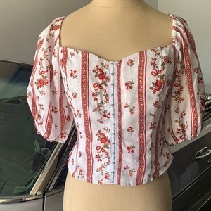 Reformation top used but in good condition